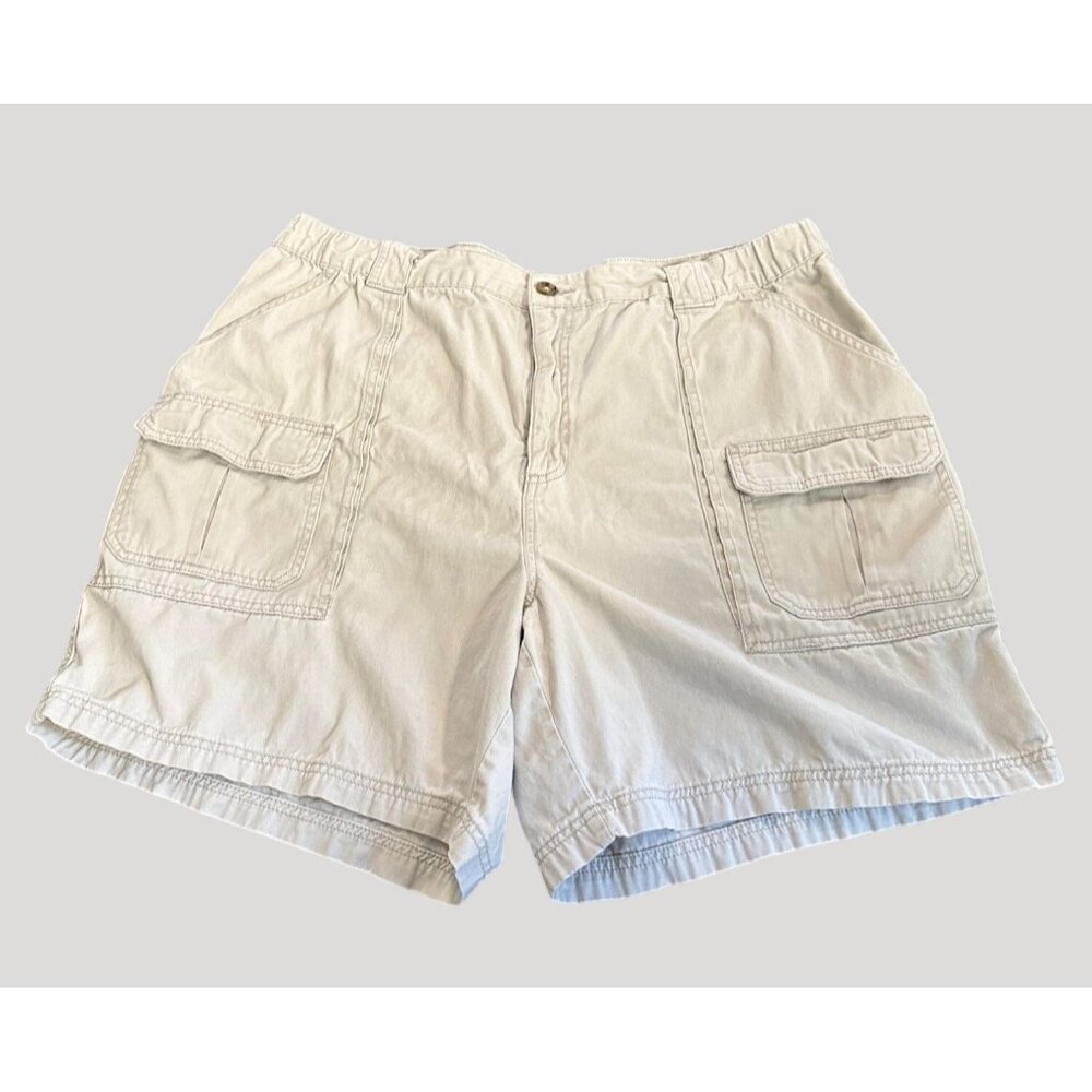 Croft & Barrow Men's Cargo Shorts Beige Size 42 Sku C2999